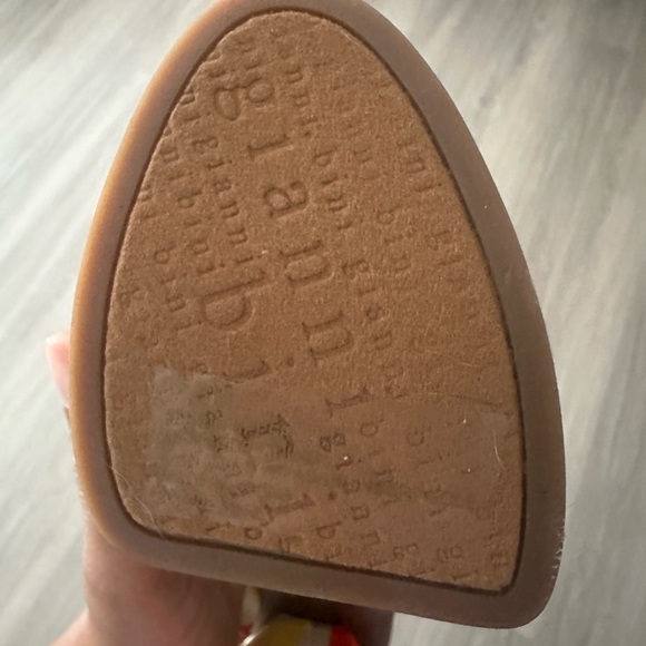 Never Worn Gianni Bini multi color platform heels - Picture 4 of 10